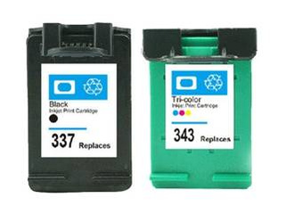 Zgodny Zestaw Tuszy z HP 337 + 343 PhotoSmart c3180 1510 H470 460