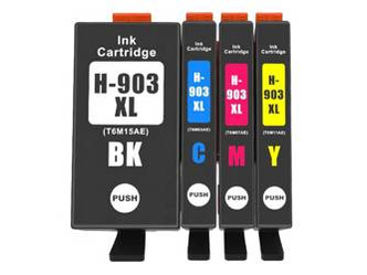 Zgodny Zestaw Tuszy z HP 903XL OfficeJet 6950 6960 6970 6951