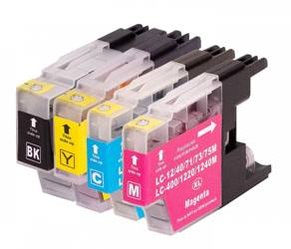 Zgodny Zestaw Tuszy z Brother LC1240 MFC-J5910DW MFC-J6510DW DCP-J525W DCP-J725DW