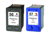 Zgodny Zestaw Tuszy z HP 56 + 57 DeskJet 5150 1315 1215 5550