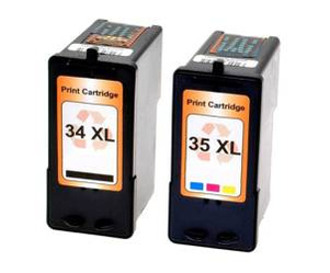 Zgodny Zestaw Tuszy z Lexmark 34XL + 35XL P4350 X3310 P310 P4300