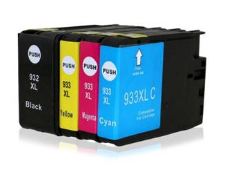 Zgodny Zestaw Tuszy z HP 932XL + 933XL OfficeJet 7612 6100 H611a 6700 Premium H711 7110 H812a