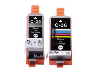 Zgodny Zestaw Tuszy z Canon PGI-35 + CLI-36 PIXMA iP100 TR150 iP110