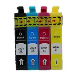 Zgodny Zestaw Tuszy z Epson T0895 Stylus SSX218 SX215 SX115 SX405