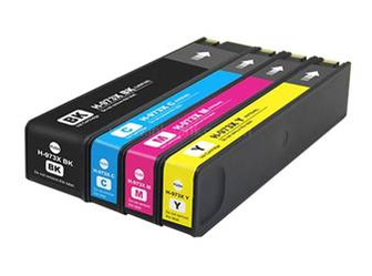 Zgodny Zestaw Tuszy z HP 973XL PageWide Pro 477dw 452dw 452 452dwt