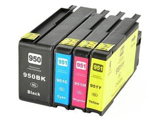 Zgodny Zestaw Tuszy z HP 950XL + 951XL Officejet Pro 8610 8620 8600 plus 251dw