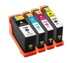 Zgodny Zestaw Tuszy z Lexmark 100XL Pro205 S305 Pro901 S815