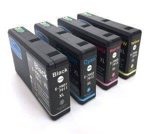 Zgodny Zestaw Tuszy z Epson T7901 WorkForce Pro WF-4630 WF-4640 WF-5110 WF-5190