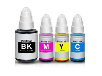 Zgodny Zestaw Tuszy z Canon GI-490 Pixma G1400 G1410 G2400 G3400