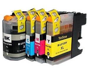 Zgodny Zestaw Tuszy z Brother LC127XL MFC-J6520DW MFC-J6920DW DCP-J4110DW MFC-J4410DW