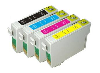 Zgodny Zestaw Tuszy z Epson T0715 Stylus SX218 DX4450 SX215 SX115