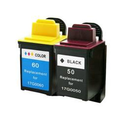 Zgodny Zestaw Tuszy z Lexmark 50 + 60 P3120 P3150 P706 P707