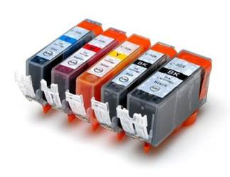 Zgodny Zestaw Tuszy z Canon PGI-525 + CLI-526 Pixma MG5150 MG5350 MG5250 MG6150