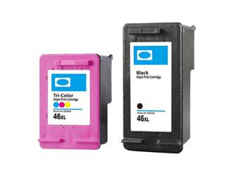 Zgodny Zestaw Tuszy z HP 46 DeskJet Ink Advantage 2020hc 2029 2520 2520hc