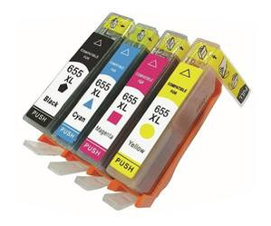 Zgodny Zestaw Tuszy z HP 655 DeskJet Ink Advantage 3525 5525 6525 4615