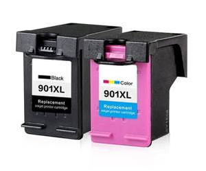 Zgodny Zestaw Tuszy z HP 901XL OfficeJet 4500 J4580 J4500 J4524