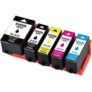 Zgodny Zestaw Tuszy z Epson 202XL Expression Premium XP-6005 XP-6000 XP-6100 XP-6105